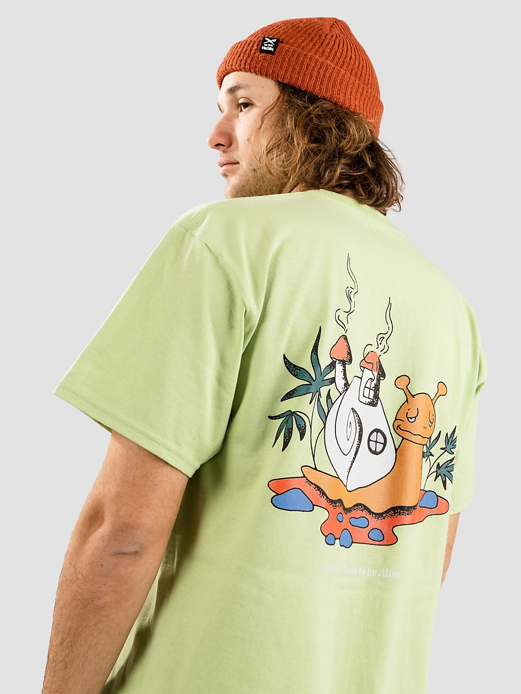 Image of A.Lab Snail House T-Shirt verde