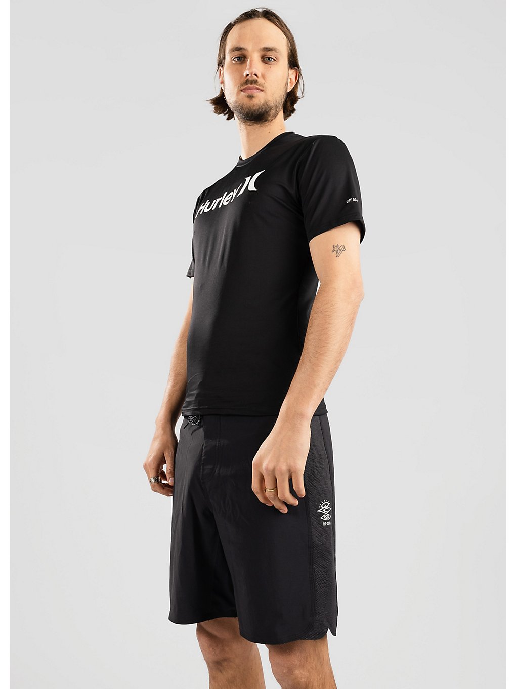 Image of Hurley One & Only Quickdry Rash Guard nero