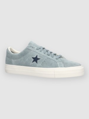 Converse One Star Pro Vintage Suede Skatesko blå