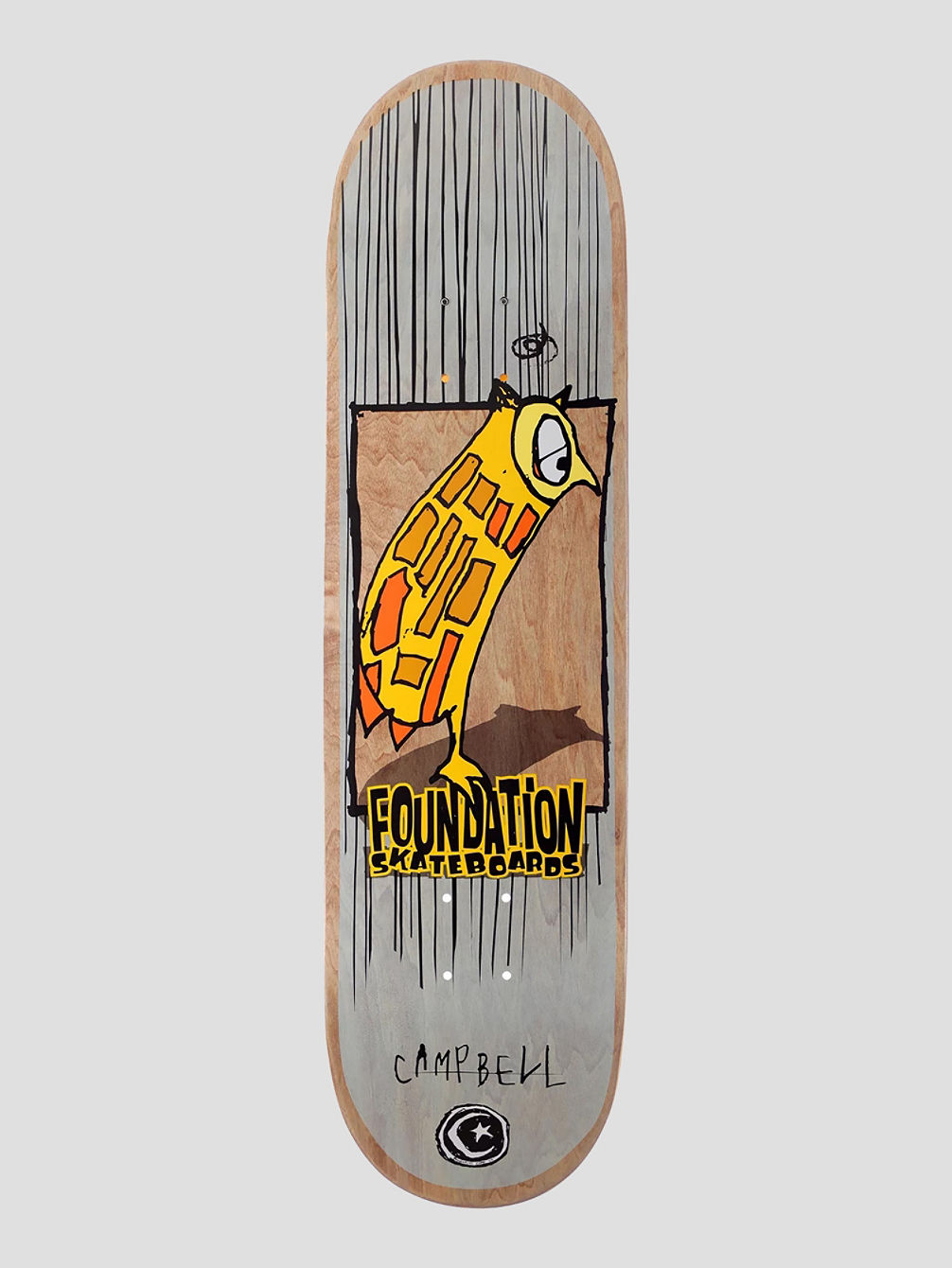 Campbell Owl 8.38&amp;#034; Skateboard Deck