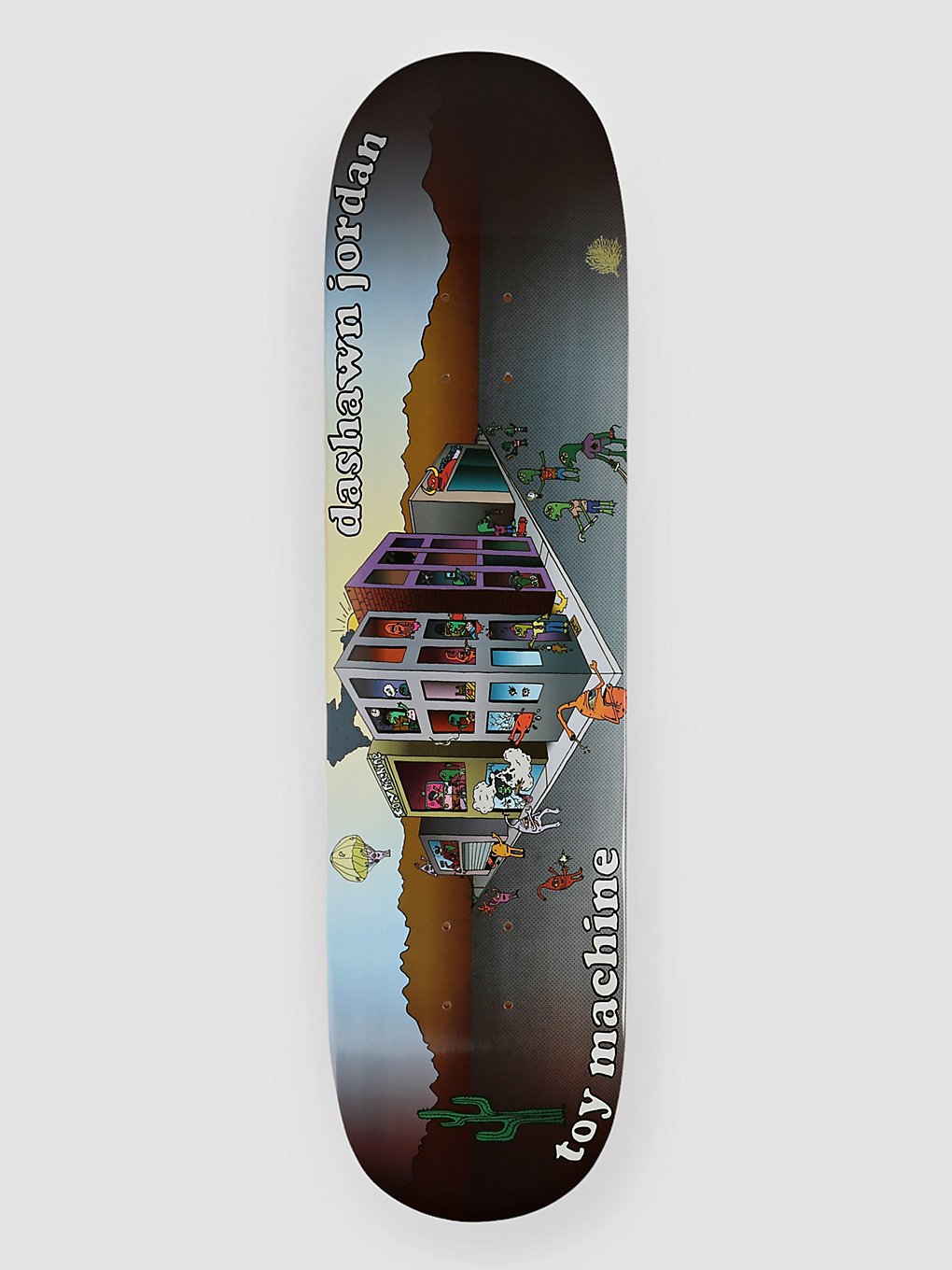 Image of Toy Machine Dashawn Cityspace 8" Skateboard Deck fantasia