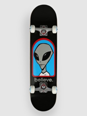Image of Alien Workshop Believe 7.75" Skateboard Completo nero