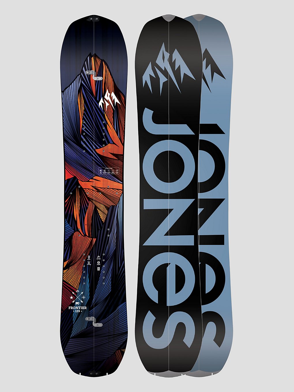 Image of Jones Snowboards Frontier Splitboard nero