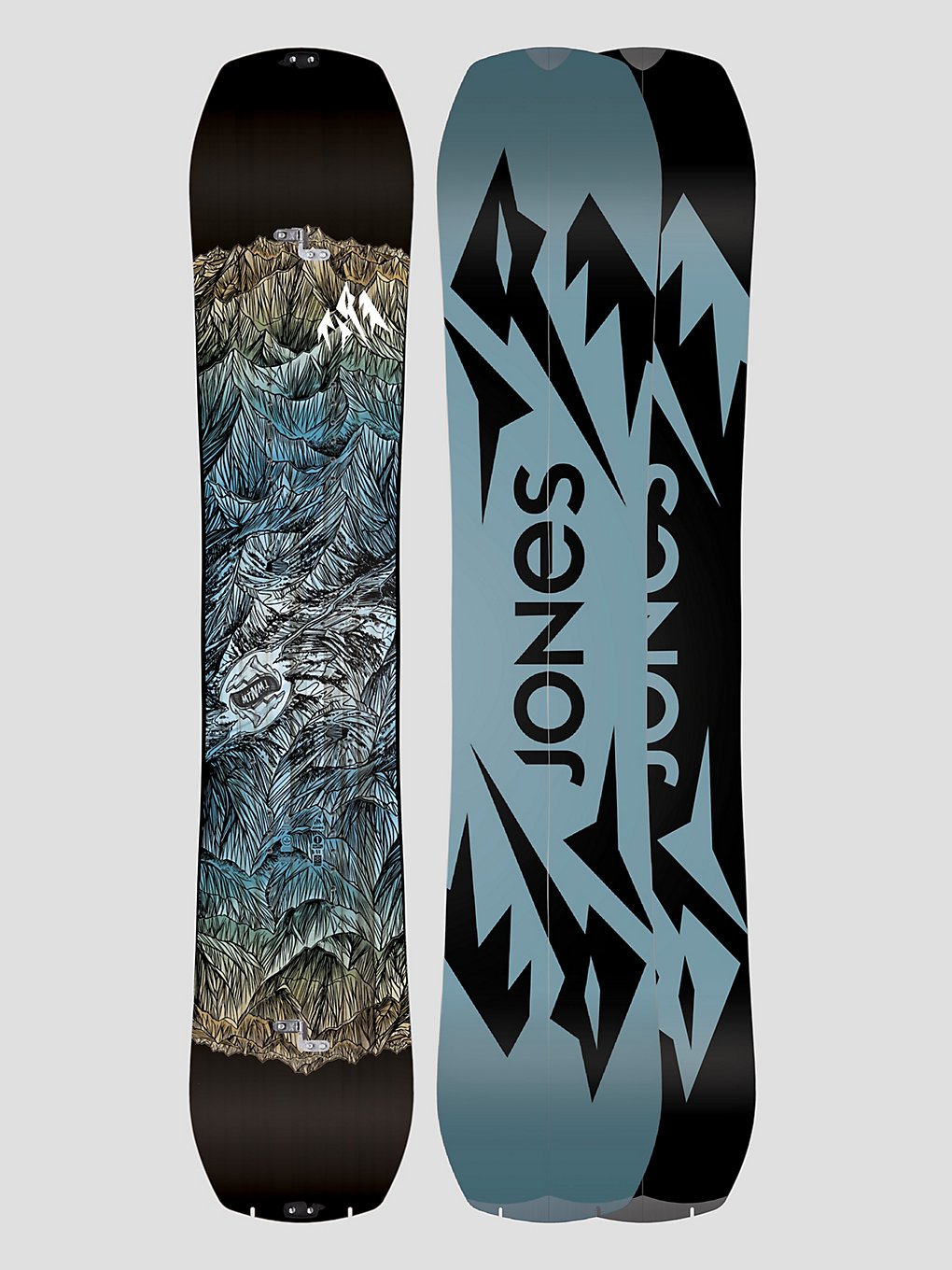 Image of Jones Snowboards Mountain Twin Splitboard nero