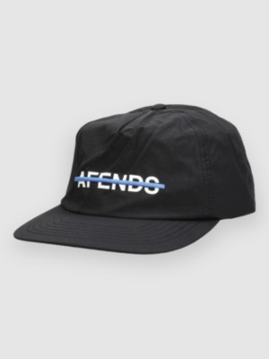 Image of Afends Liquid Recycled Snapback Cappellino nero