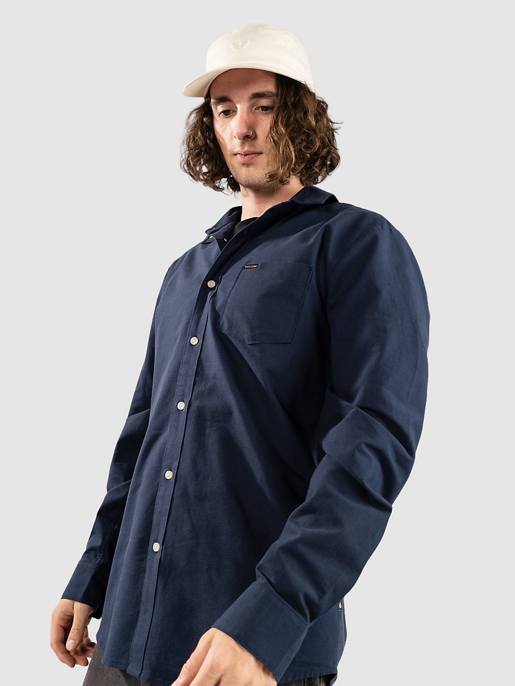 Image of Volcom Veeco Oxford Camicia blu