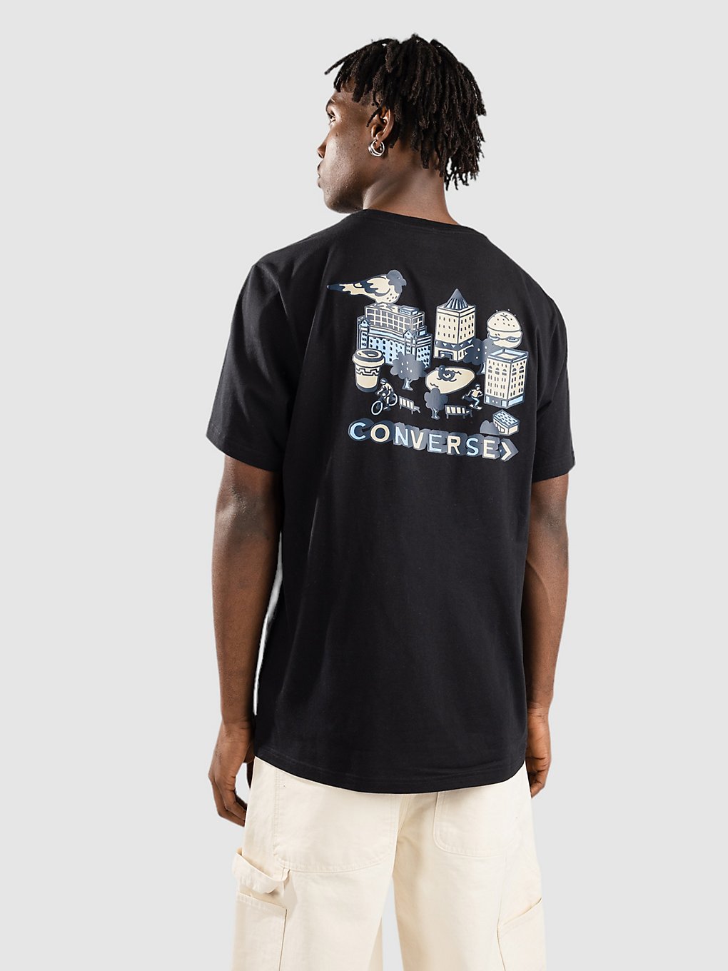 Image of Converse City Tour Graphic T-Shirt nero