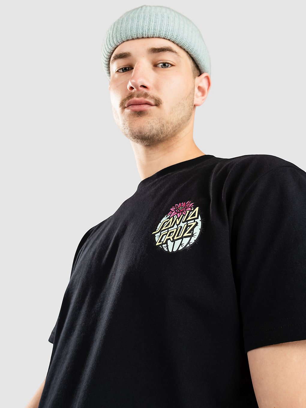 Image of Santa Cruz Cactus Dot T-Shirt nero