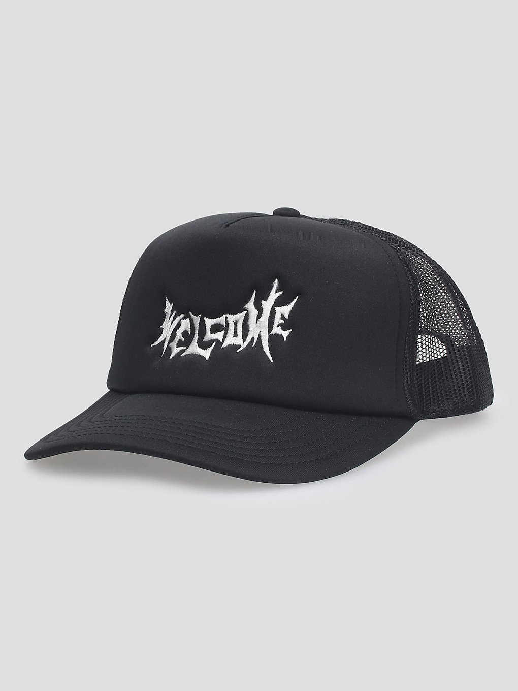 Welcome Vamp Embroidered Unstructured Casquette noir