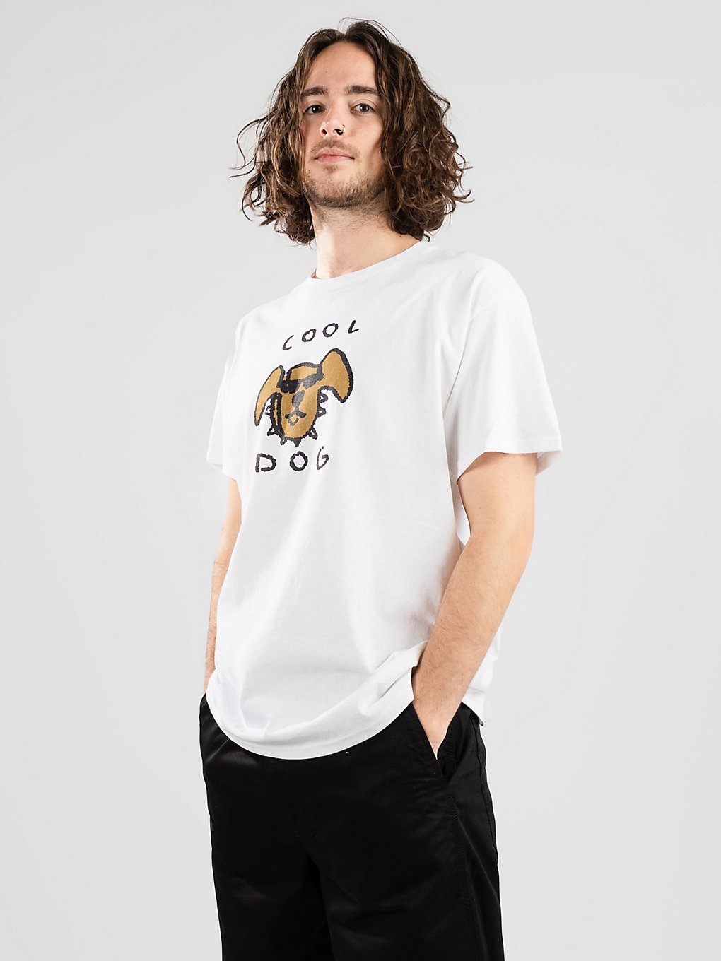 Image of A.Lab Cool Dog T-Shirt bianco