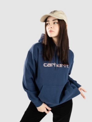 Image of Carhartt WIP Shirt Felpa con Cappuccio blu
