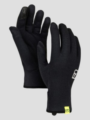 Image of Ortovox 185 Rock'N'Wool Liner Gloves nero