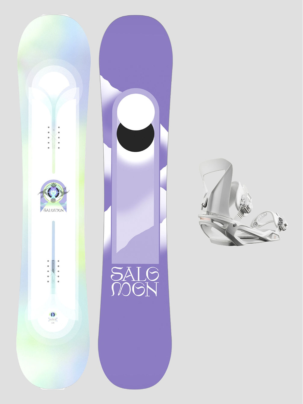 Lotus+Spell White S 2024 Snowboardpaket