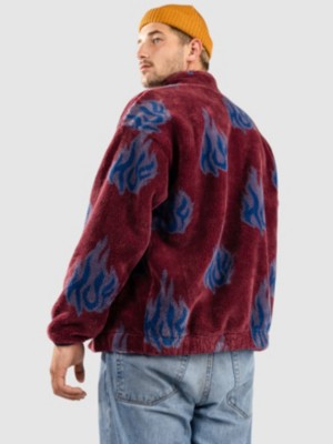 Flamin Zip Sherpa Fleece Bluza na zamek