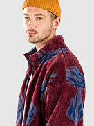 Flamin Zip Sherpa Fleece Mikina s kapuc&iacute; na zip