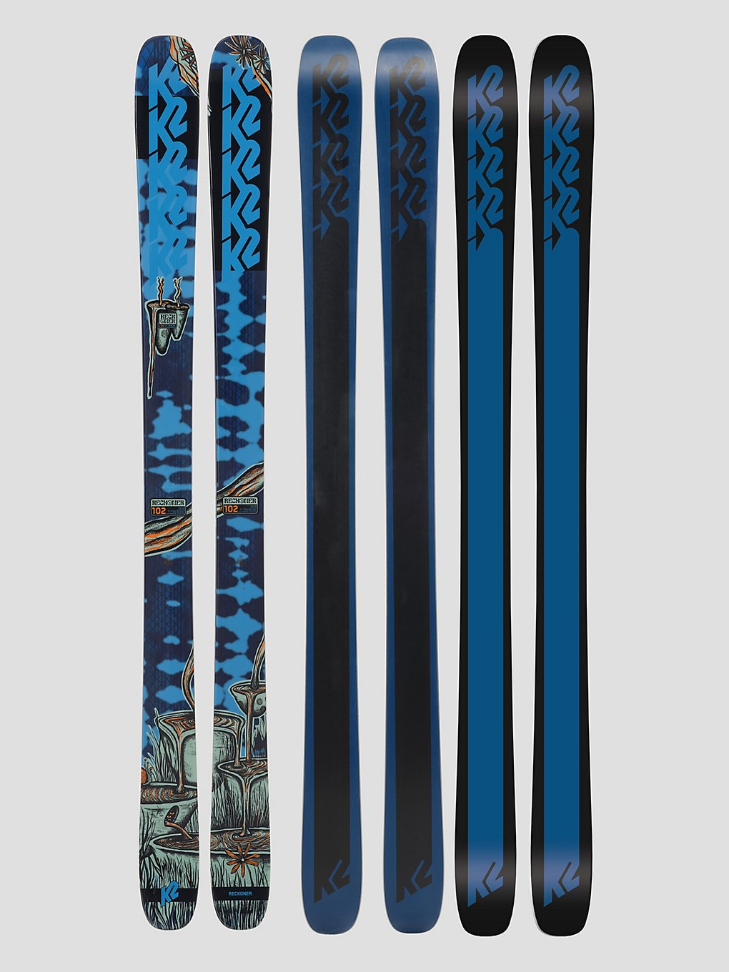 K2 Reckoner 102 2024 Skis à motifs