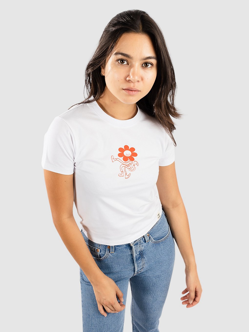Image of Iriedaily Flowermove T-Shirt bianco