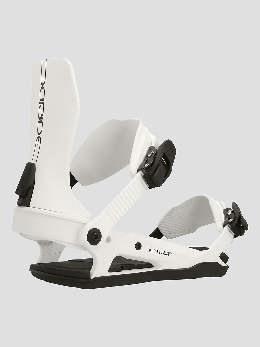 Ride C-6 2024 Fixations de Snowboard blanc