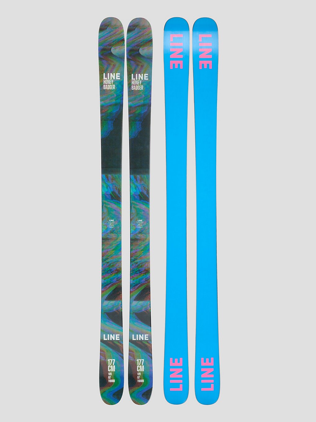 Line Honey Badger 2024 Skis à motifs