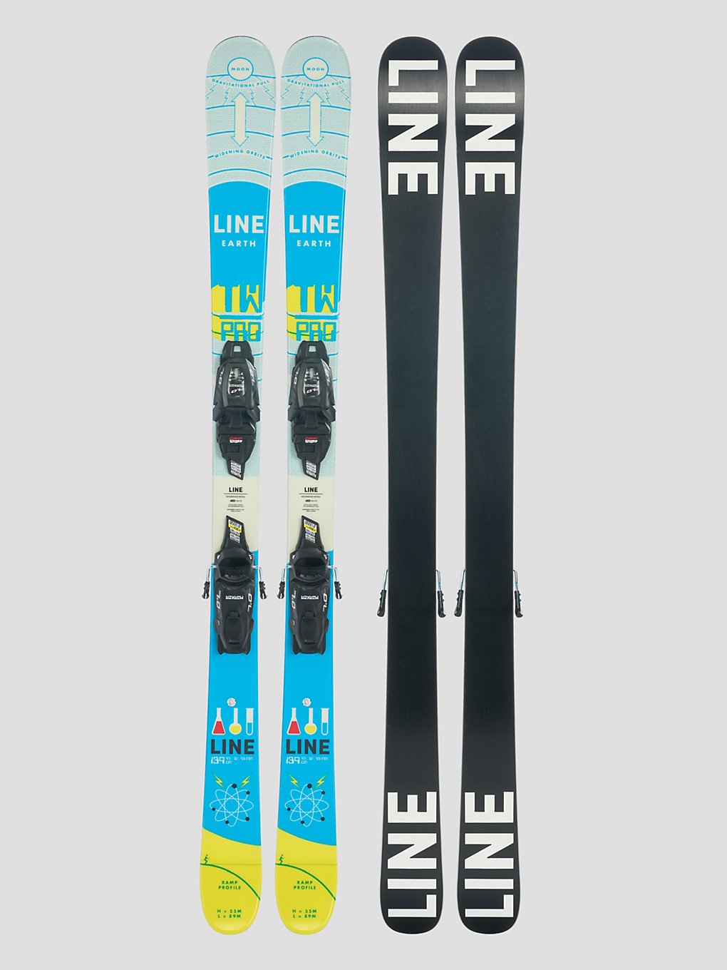 Line Wallisch Shorty + FDT 7 2024 Set de ski à motifs