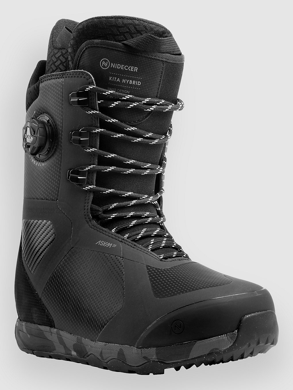 Nidecker Kita Hybrid 2024 Snowboard schoenen zwart