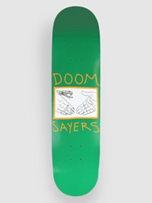 Image of Doomsayers Snake Shake 8" Skateboard Deck verde