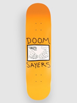 Image of Doomsayers Snake Shake 8.25" Skateboard Deck giallo