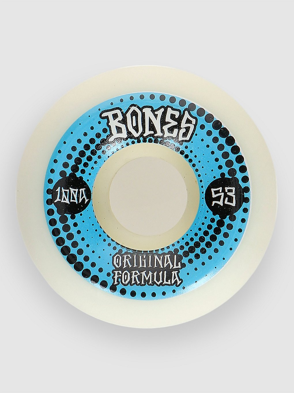 Image of Bones Wheels 100's Originals #5 V5 Sidecut 100A 53mm Ruote bianco