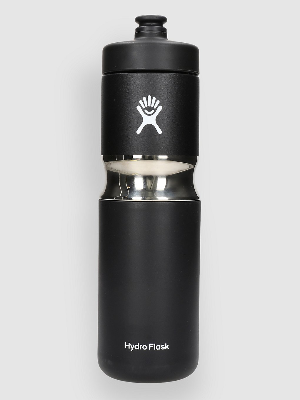 Image of Hydro Flask 20 Oz Wide Mouth Insulated Sport Bottiglia nero