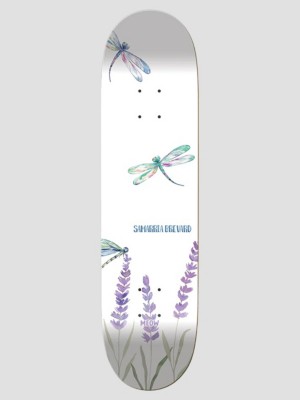 Meow Skateboards Dragonfly 8" Skateboard deck hvid