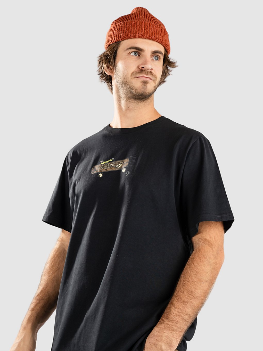 Image of Converse Elevated Logo Graphic T-Shirt nero