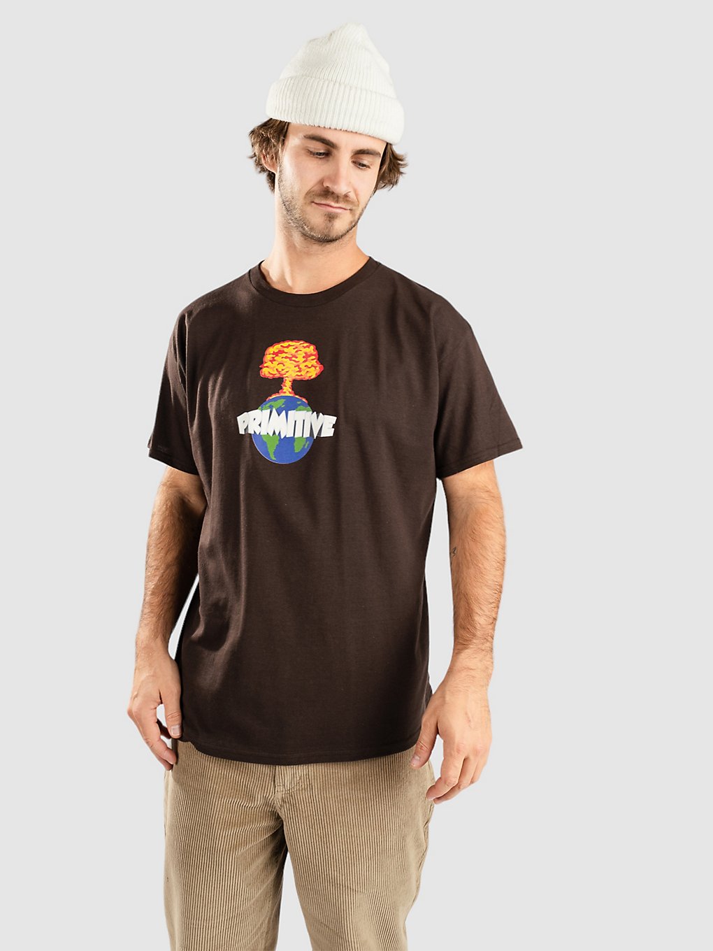 Image of Primitive Oops T-Shirt marrone