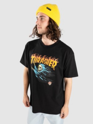 Image of Santa Cruz X Thrasher O`Brien Reaper T-Shirt nero