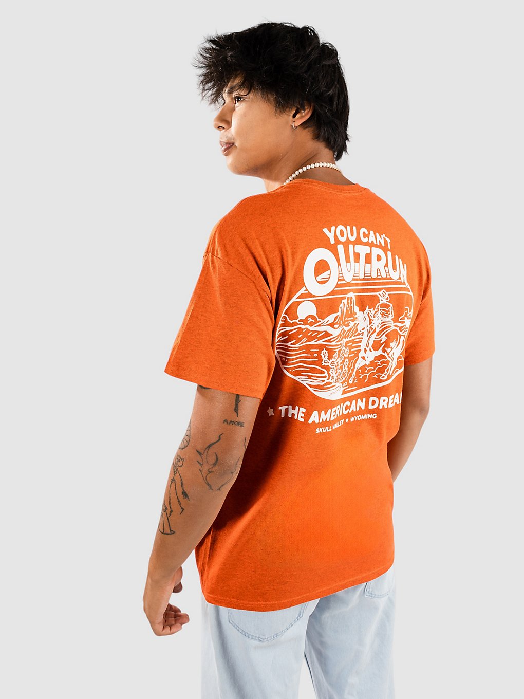 Image of Dravus The American Dream T-Shirt arancione