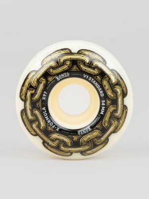 Image of Bones Wheels X-Formula Gold Chain 97A V1 53mm Standar Ruote bianco