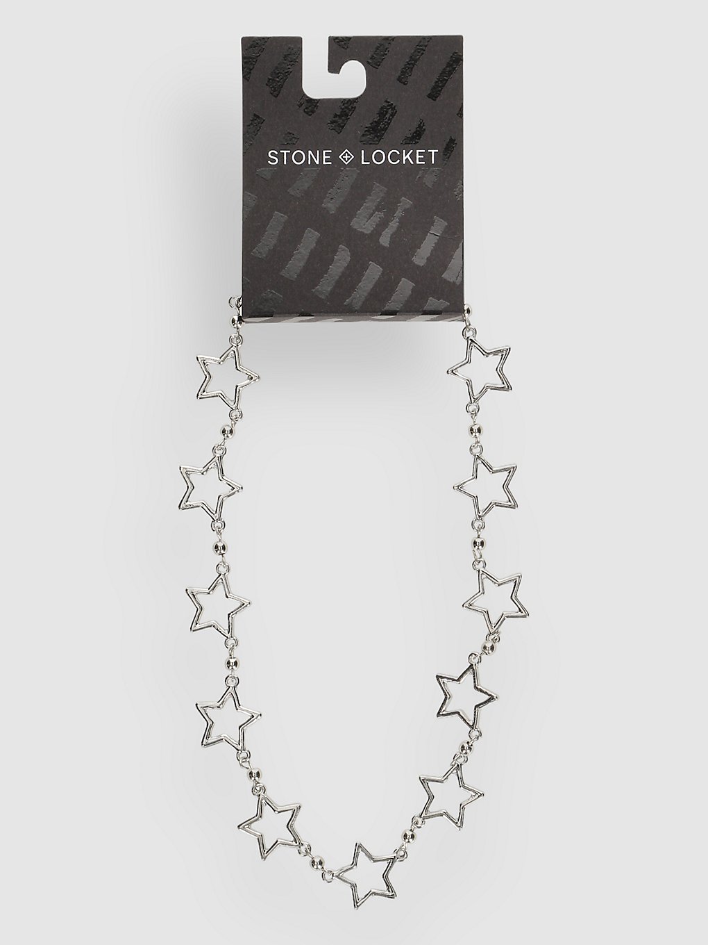 Stone and Locket Star Blazer Collier à motifs