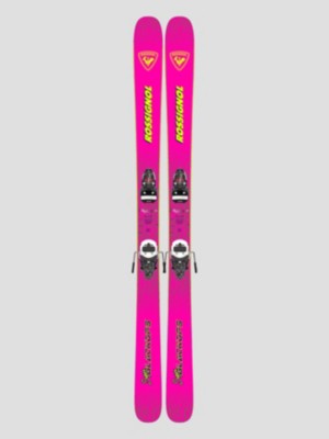 Rossignol Super Blackops + Pivot 15 GW 2024 Ski Set pink