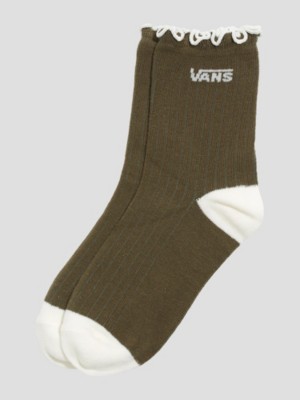Image of Vans Ruffle Crew Sock (6.5-10) Calze verde