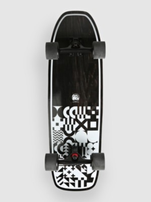 Image of Cutback Surfskates B&W 32" Surfskate nero
