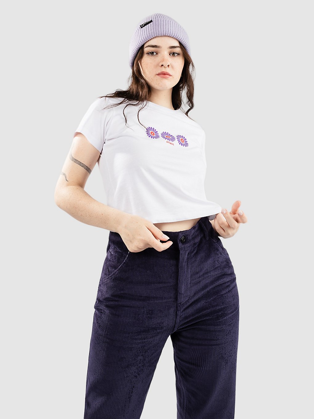 Image of Afends Daisy T-Shirt bianco