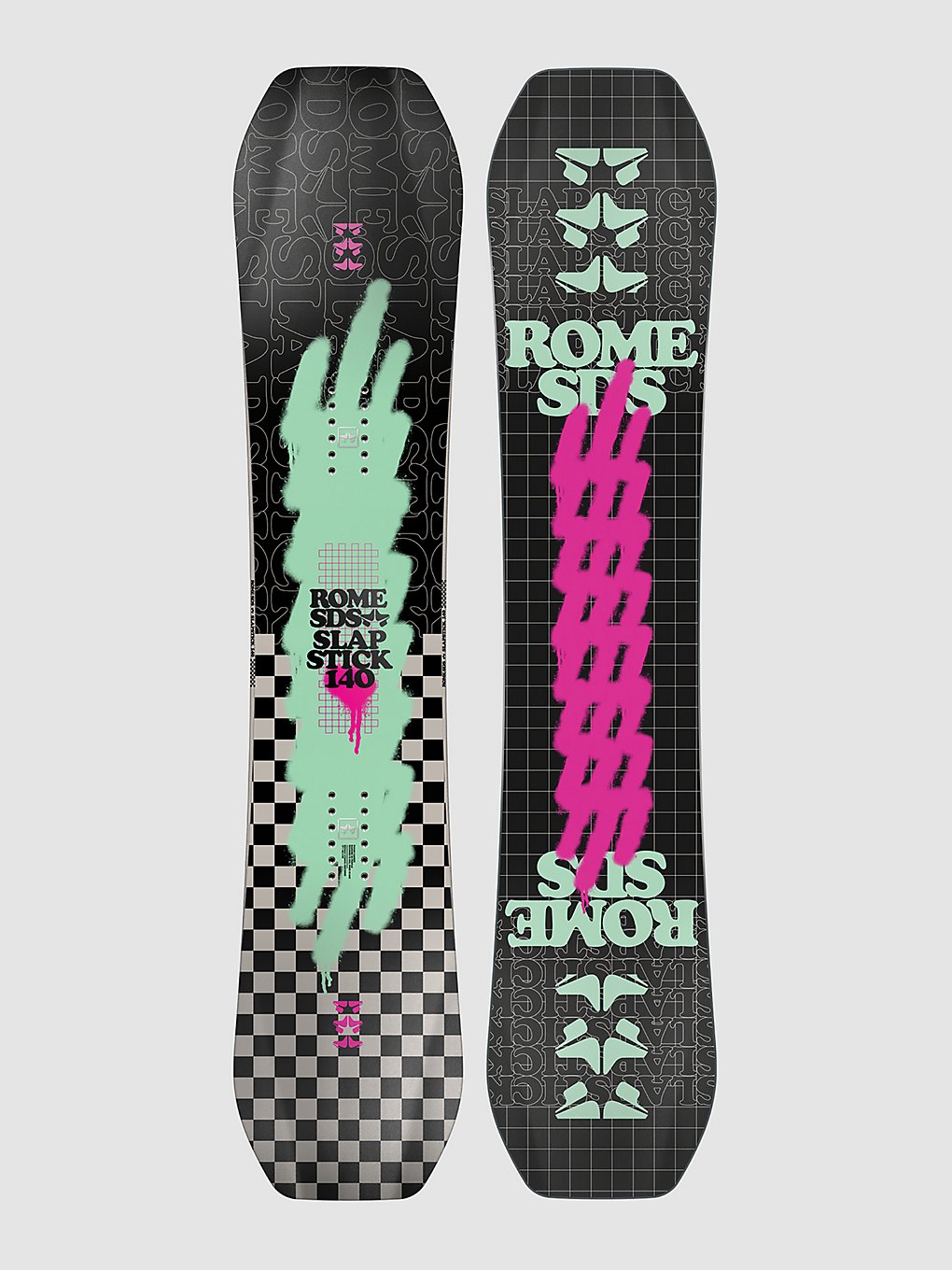 Rome Slapstick 2024 Snowboard à motifs