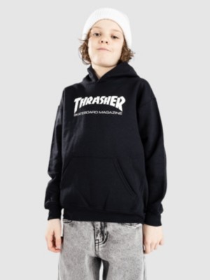 Image of Thrasher Skate Mag Kids Felpa con Cappuccio nero