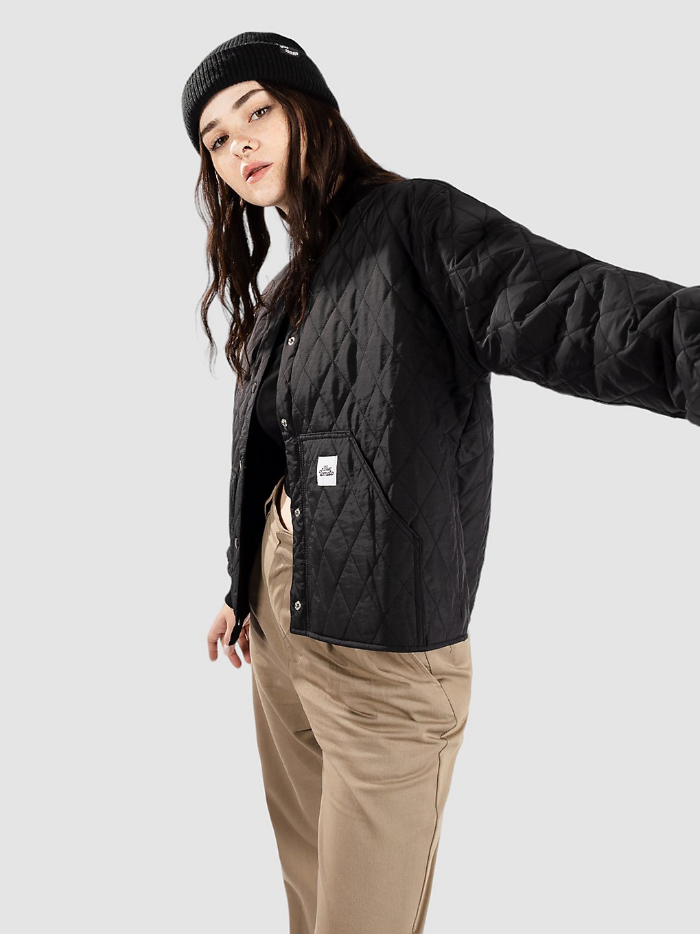 Image of Blue Tomato Quilted Bomber nero