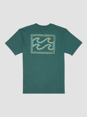 Image of Billabong Crayon Wave T-Shirt verde