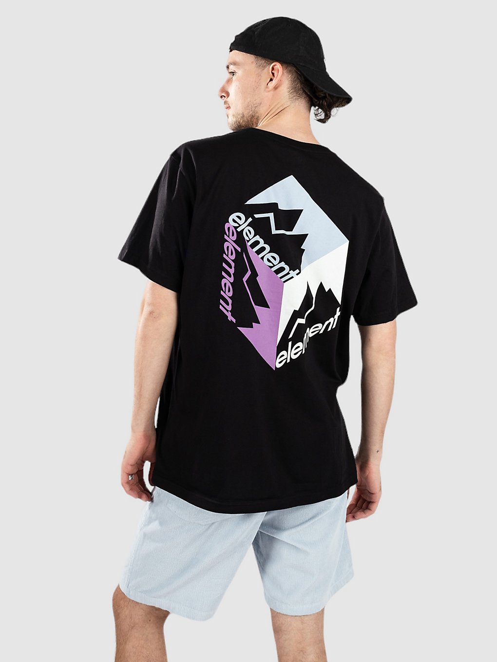 Image of Element Joint Cube T-Shirt nero