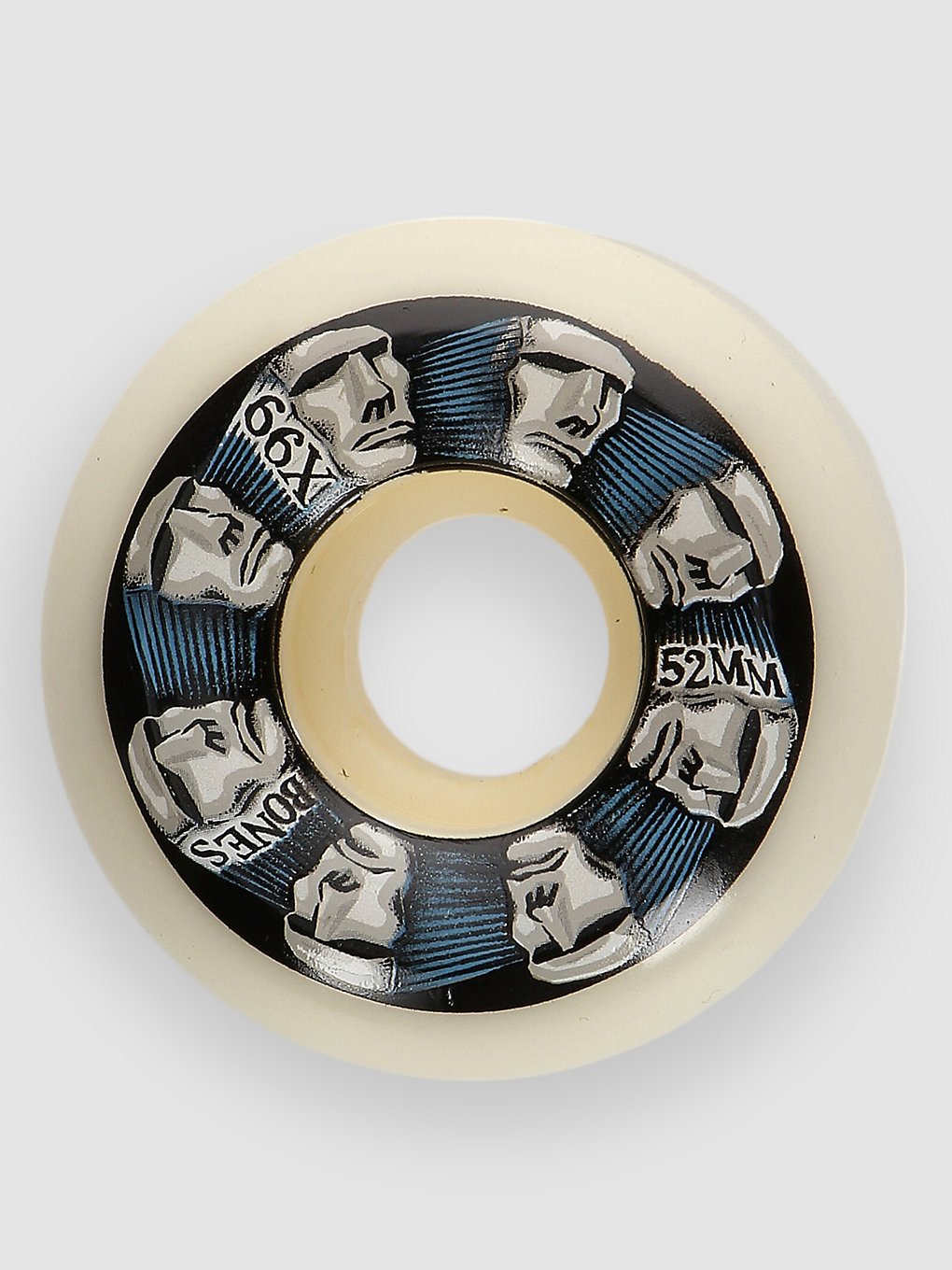 Image of Bones Wheels Head Rush V5 Sidecut 99A 52mm Ruote bianco
