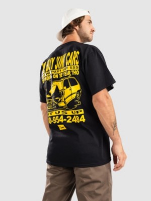 Image of Donut Junk Cars T-Shirt nero