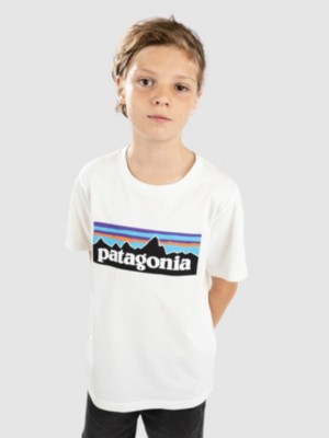 Patagonia P-6 Logo T-shirt hvid