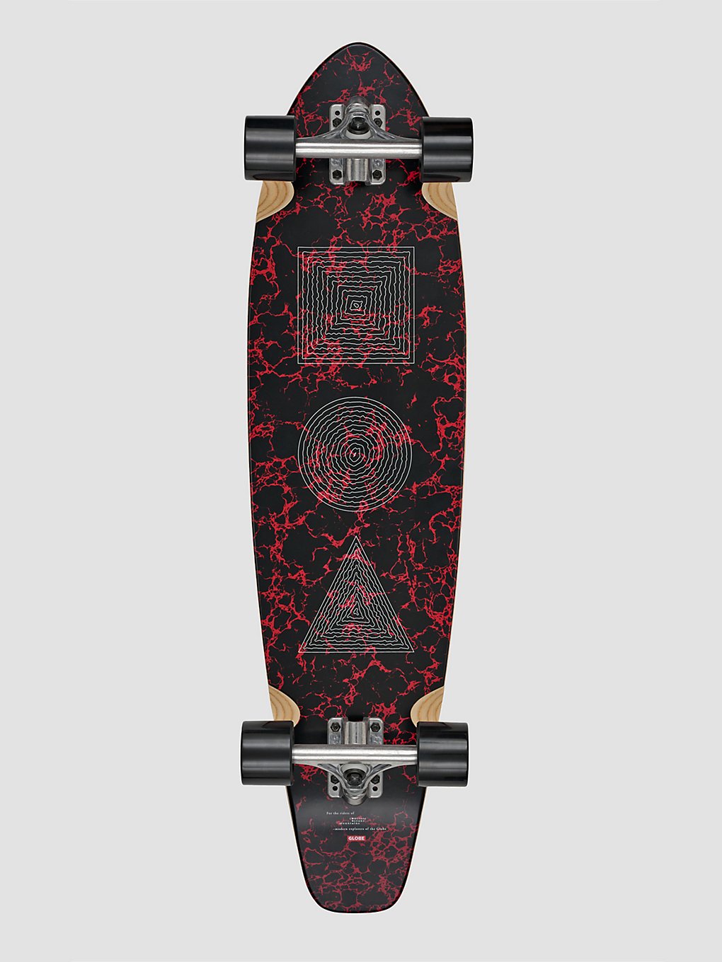 Image of Globe The All-Time 35" Longboard Completo rosso