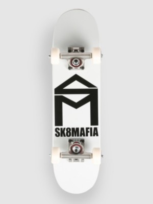 SK8 Mafia House Logo Micro 6" Skateboard hvid